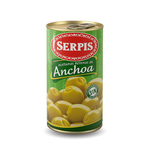 El Serpis - Green Anchovy Filled Olives 350g