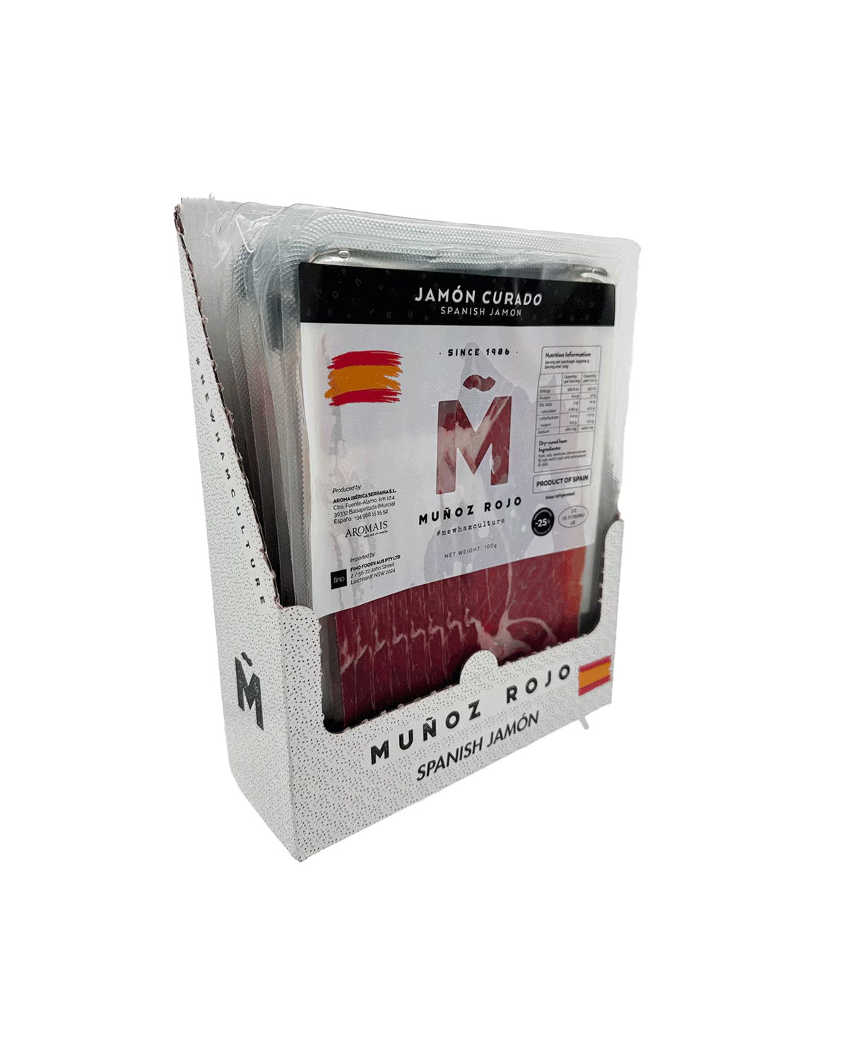 Munoz Rojo - Sliced Jamon 100g