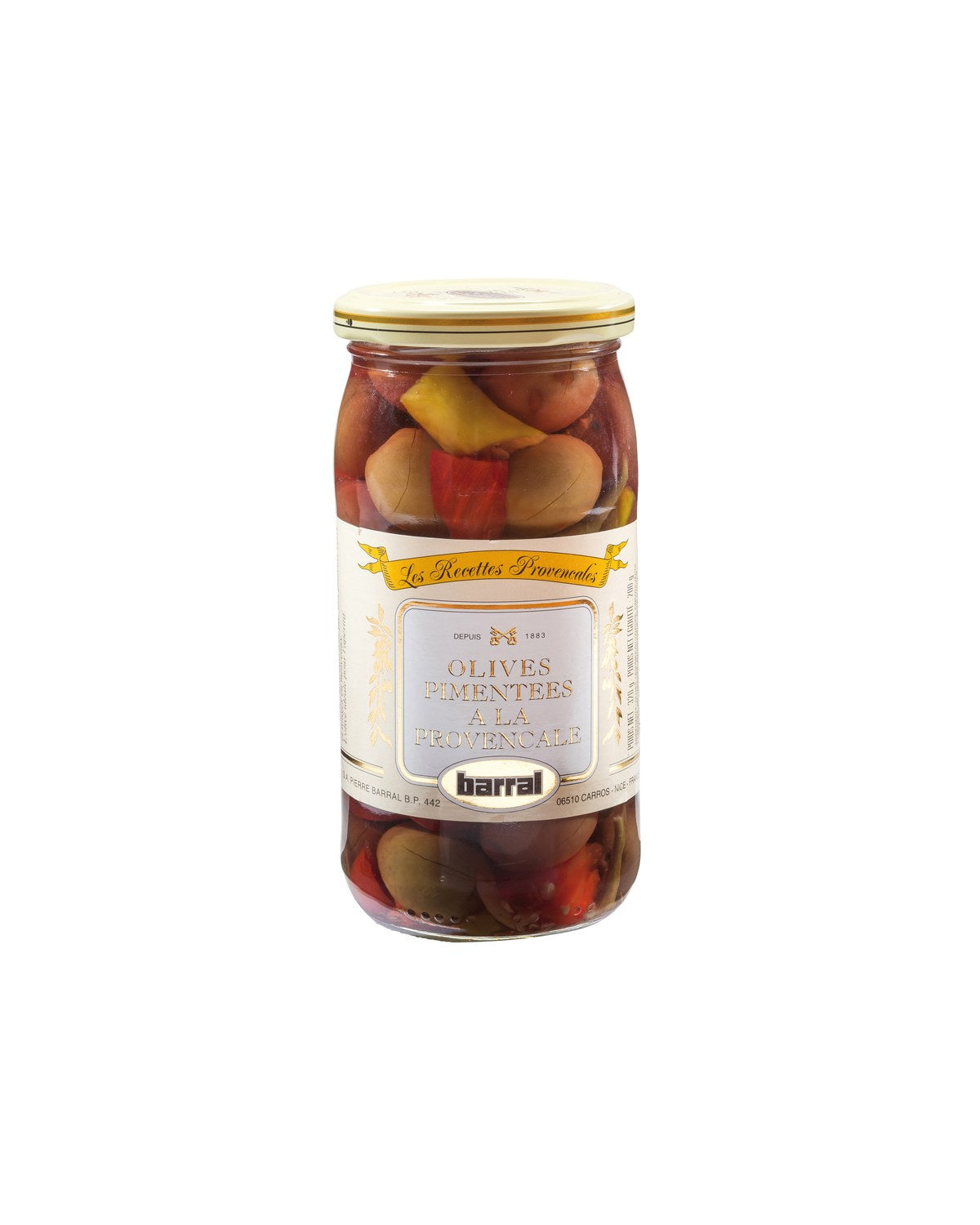Olives pimentées à La Provencale - Barral
