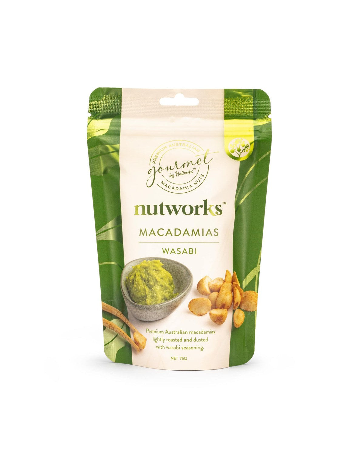 Nutworks Macadamias Wasabi 75g